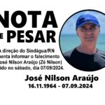 Nota de pesar por José Nilson Araújo