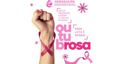 Sindágua/RN no Outubro Rosa